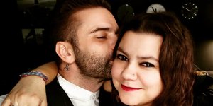 Ο Θοδωρής Μαραντίνης με την αδελφή του