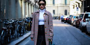 γυναίκες με παλτό στην εβδομάδα μόδας