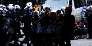 Συλλήψεις στο Βέλγιο σε διαδήλωση κατά του lockdown στις 24 Ιανουαρίου 2021