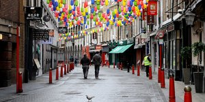 Αδειος δρόμος στην Βρετανία εν μέσω lockdown