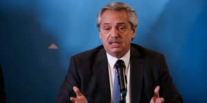 Ο πρόεδρος της Αργεντινής, Αλμπέρτο Φερνάντεζ