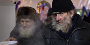 Άποροι σε συσσίτιο στη Ρωσία