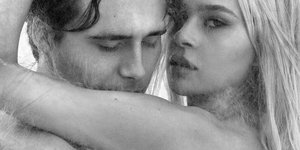 Ο Μπρούκλιν Μπέκαμ με την αρραβωνιαστικιά του Νίκολα Πελτζ