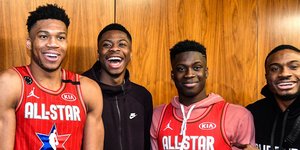 Τα αδέρφια Αντετοκούνμπο