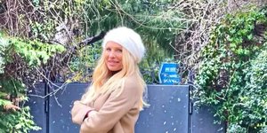 Ελένη Μενεγάκη: Στα χιόνια με την μικρή Μαρίνα