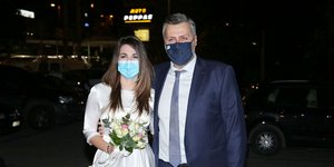 Γιάννης Καλλιάνος – Χάρις Δαμιανού: Οι  φωτογραφίες από τον γάμο τους