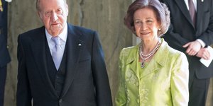 Ο πρώην βασιλιάς της Ισπανίας Χουάν Κάρλος με την σύζυγό του βασίλισσα Σοφία