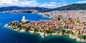 Αεροφωτογραφία από την Καβάλα