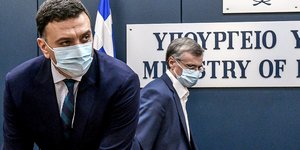 Ο Βασίλης Κικίλιας και ο Σωτήρης Τσιόδρας