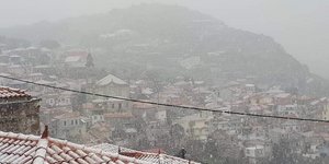 Λέσβος: Προβλήματα από τις χιονοπτώσεις