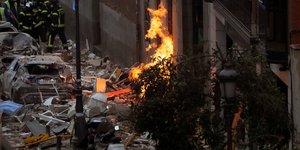 Εικόνες χάους στη Μαδρίτη: Ισχυρή έκρηξη στο κέντρο της πόλης
