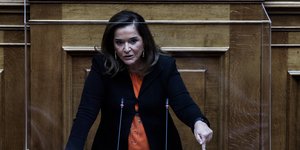 Η βουλευτής της ΝΔ, Ντόρα Μπακογιάννη