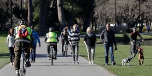 Ποδηλάτες σε πάρκο στη Νέα Ζηλανδία