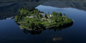 Ενα ιδιωτικό νησί στη μέση ενός νορβηγικού φιόρδ
