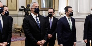 Η ορκωμοσία των νέων υπουργών