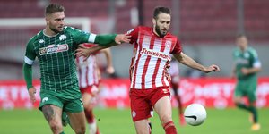 Εκτός έδρας παίζουν Παναθηναϊκός και Ολυμπιακός