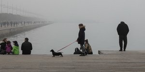 Κακοκαιρία στην παραλία Θεσσαλονίκης