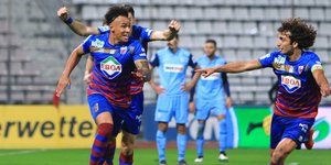 Ο Περέα του Βόλου πανηγυρίζει το γκολ της νίκης