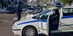περιπολικο χιονια
