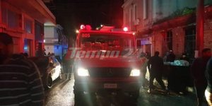 Πυροσβεστικό όχημα σε γειτονιά στην Πάτρα