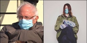 Πώς η viral φωτογραφία με τον Μπέρνι Σάντερς έγινε... ερωτικό βίντεο