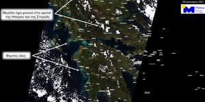 Η χιονοκάλυψη στην Ελλάδα