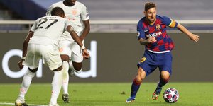 Στιγμιότυπο από αναμέτρηση της Μπαρτσελόνα με την Μπάγερν Μονάχου