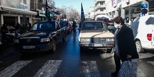 Τρίκαλα Μηχανοκίνητη διαμαρτυρία αγροτών