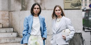 γυναίκες με σακάκια στην εβδομάδα μόδας