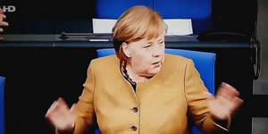 Η Γερμανίδα καγκελάριος Άνγκελα Μέρκελ ταραγμένη επειδή ξέχασε τη μάσκα της