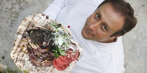 Μπαξεβάνης με πίτα