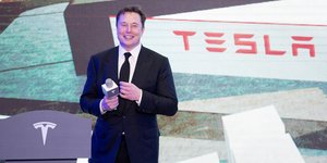Ο Ελον Μασκ σε παρουσίαση της Tesla