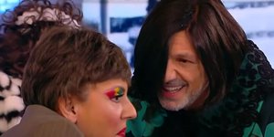 Ματίνα Νικολάου και Νίκος Μουτσινάς σε ρόλο Γιάνγκου και Βίρνας Δράκου στην εκπομπή «Καλό Μεσημεράκι»