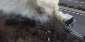 Πυρκαγιά σε ΚΤΕΛ 