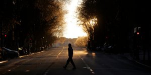 Άδειοι δρόμοι μετά το αυστηρό lockdown στην Πορτογαλία