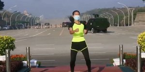 Γυμνάστρια κατέγραψε άθελά της το πραξικόπημα στη Μιανμάρ