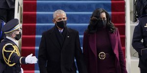 Μπαράκ και Μισέλ Ομπάμα στην ορκωμοσία Μπάιντεν