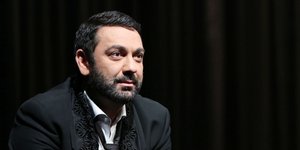 Ο ηθοποιός Μιχάλης Μαρίνος επί σκηνής