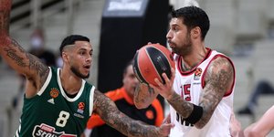 Φάση από τον αγώνα Παναθηναϊκός-Ολυμπιακός