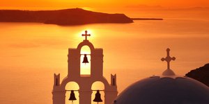 Ηλιοβασίλεμα στην Σαντορίνη