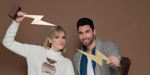 Η Σάσα Σταμάτη και ο Παναγιώτης Βασιλάκος στο Battle of the couples