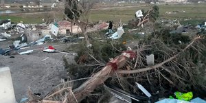 Τουρκία: 16 τραυματίες από ανεμοστρόβιλο που έπληξε την επαρχία της Σμύρνης
