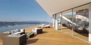 Η θέα από το γυάλινο σπίτι του Ρότζερ Φέντερερ είναι απίστευτη