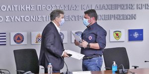 Μιχάλης Χρυσοχοϊδης και Νίκος Χαρδαλιάς