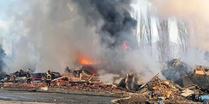 Εικόνες απόλυτης καταστροφής μετά την έκρηξη