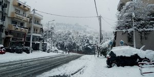 Κακοκαιρία «Μήδεια»: Κλειστή η λεωφόρος Εθνικής Αντιστάσεως στην Καισαριανή