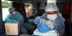 Υγειονομικοί στην Βραζιλία