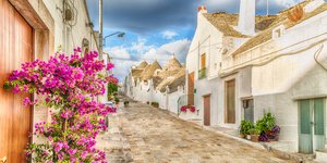 Alberobello στην Απουλία της Ιταλίας