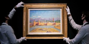 O πίνακας Tower of the Koutoubia Mosque του Ουίνστον Τσόρτσιλ