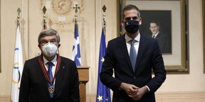 Κώστας Μπακογιάννης και Τόμας Μπαχ